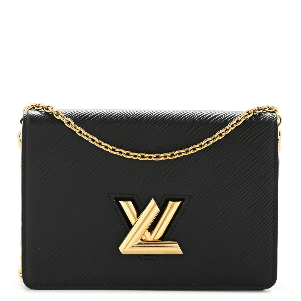 Louis Vuitton Epi Twist Belt Chain Wallet Black