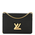 Louis Vuitton Epi Twist Belt Chain Wallet Black