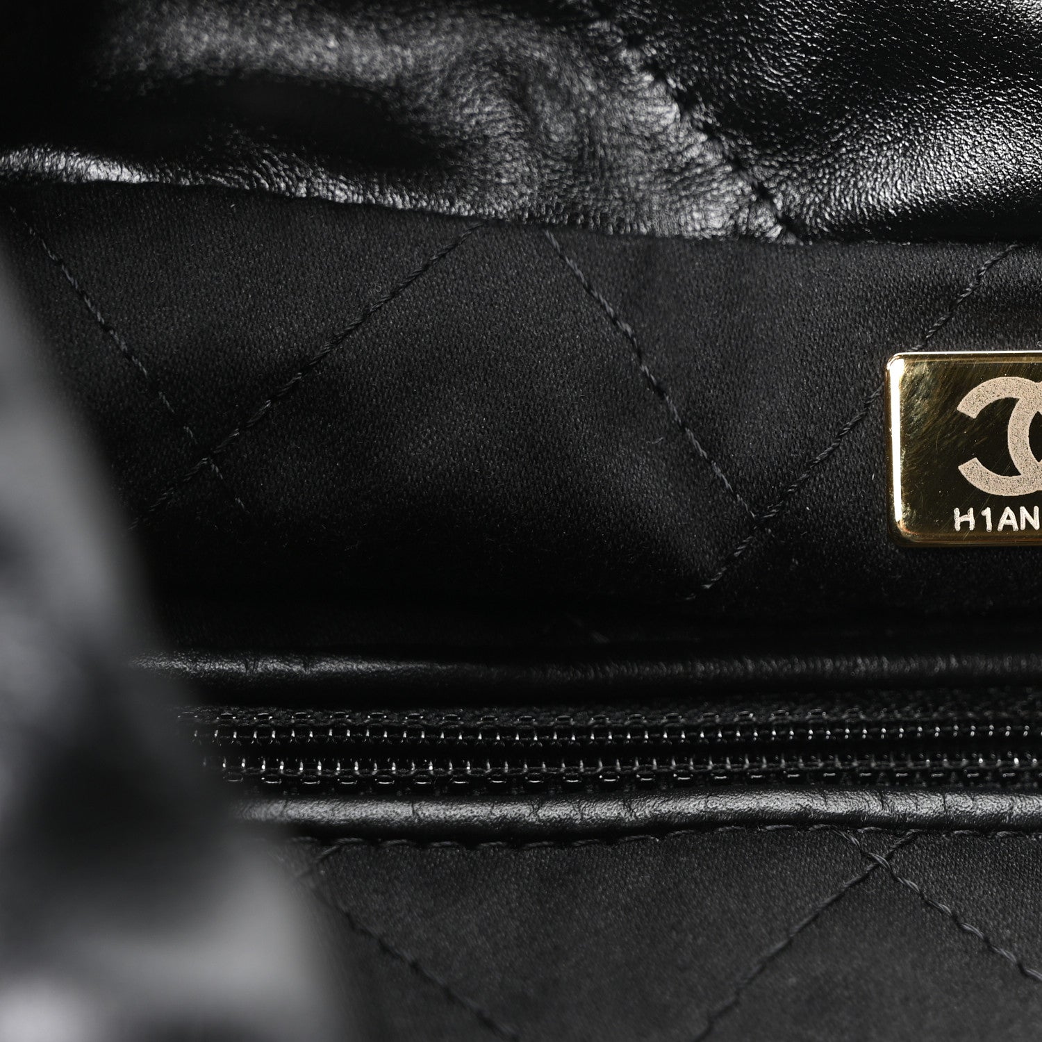 Chanel Calfskin Quilted Small Chanel 22 Black
