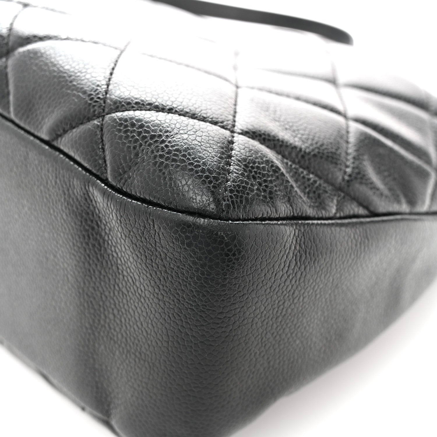 Chanel Caviar Quilted CC Timeless Soft Tote Black