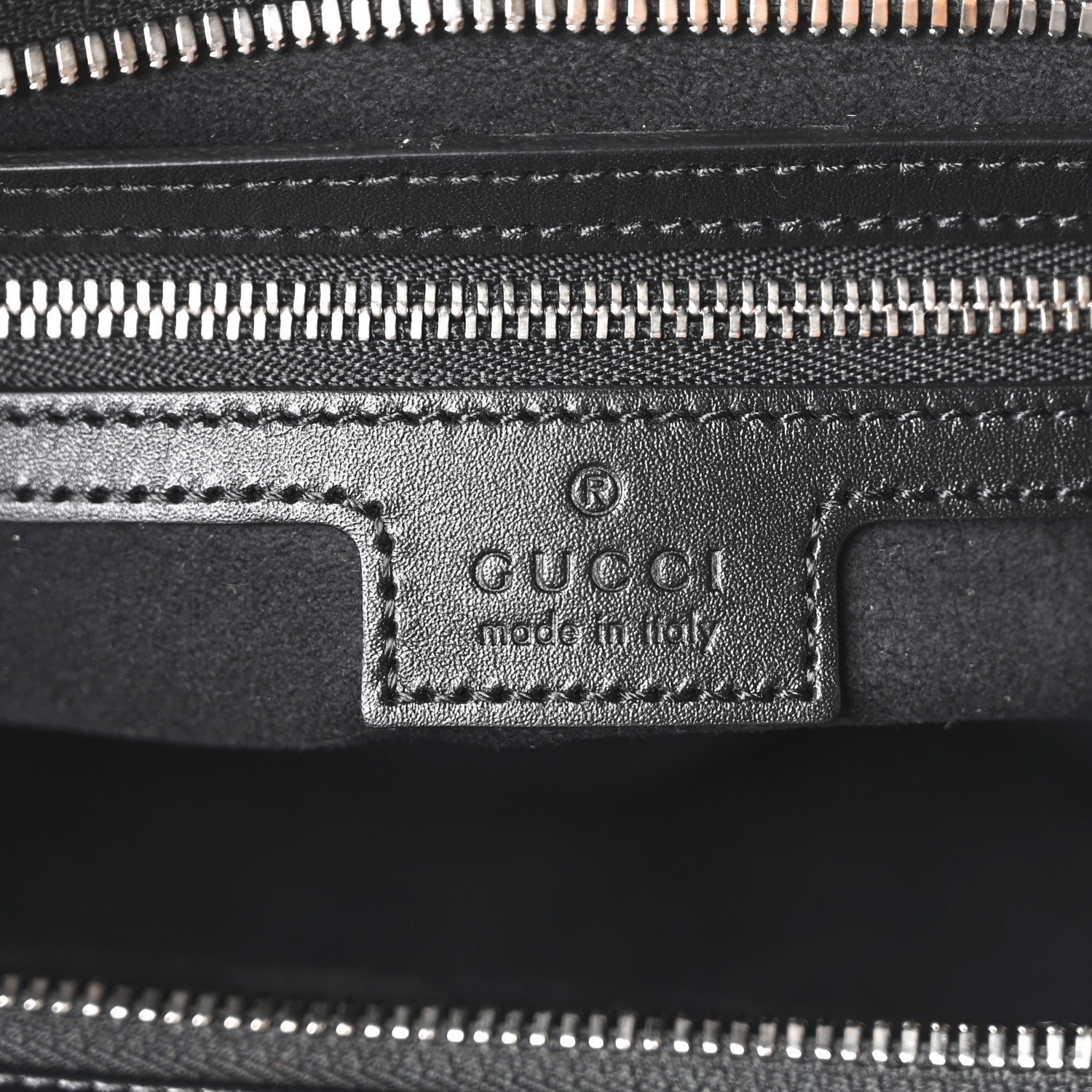 Gucci Calfskin Petite GG Small Tote Bag Black