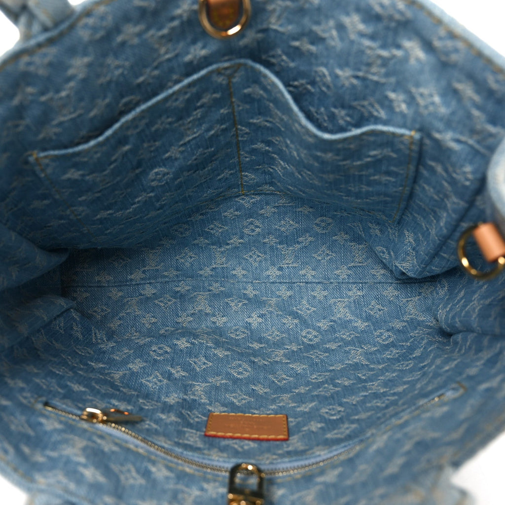 Louis Vuitton Monogram Washed Denim Let Go PM Sky Blue