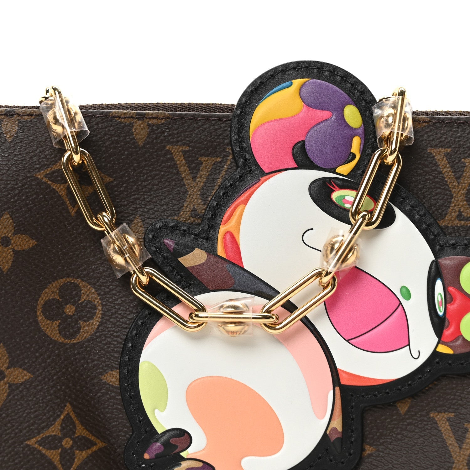 Louis Vuitton LV X TM Monogram Superflat Panda Pochette Accessories