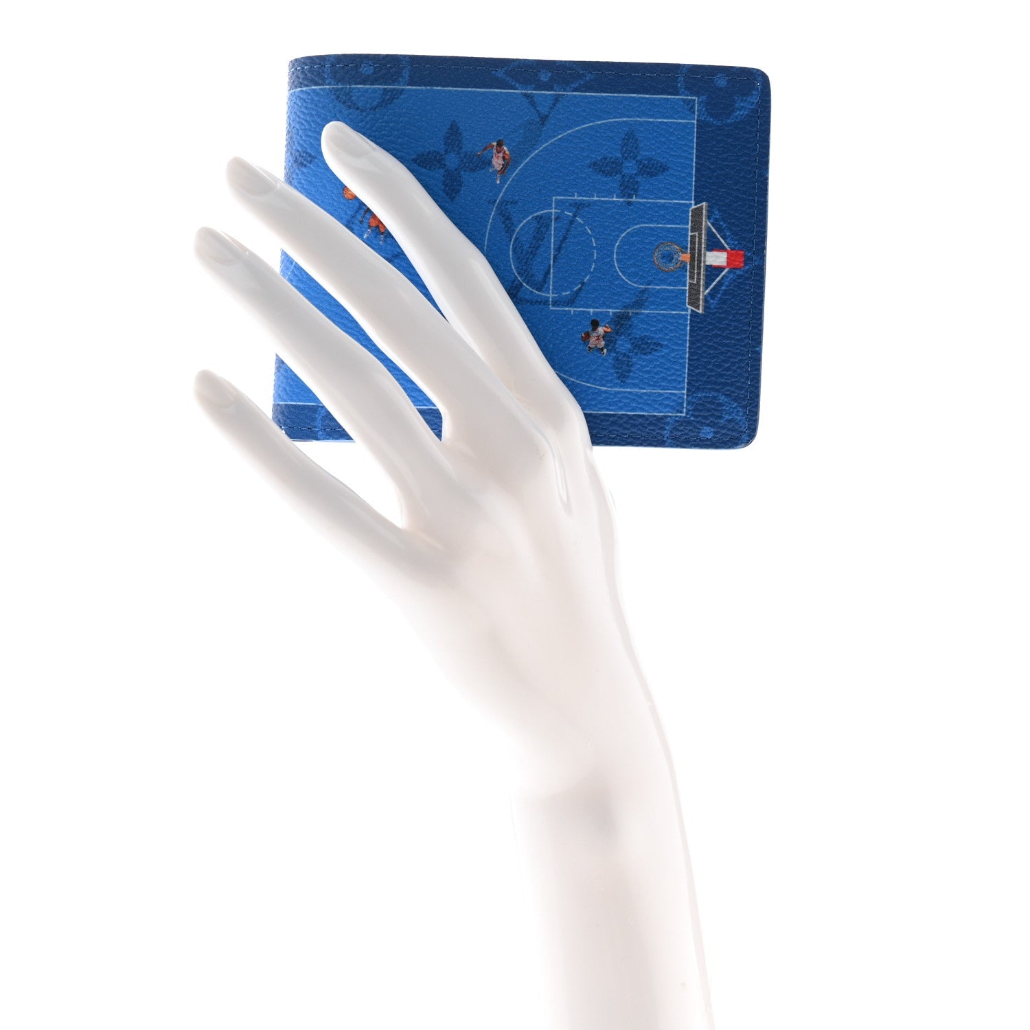 Louis Vuitton Monogram Slender Wallet Basketball Blue