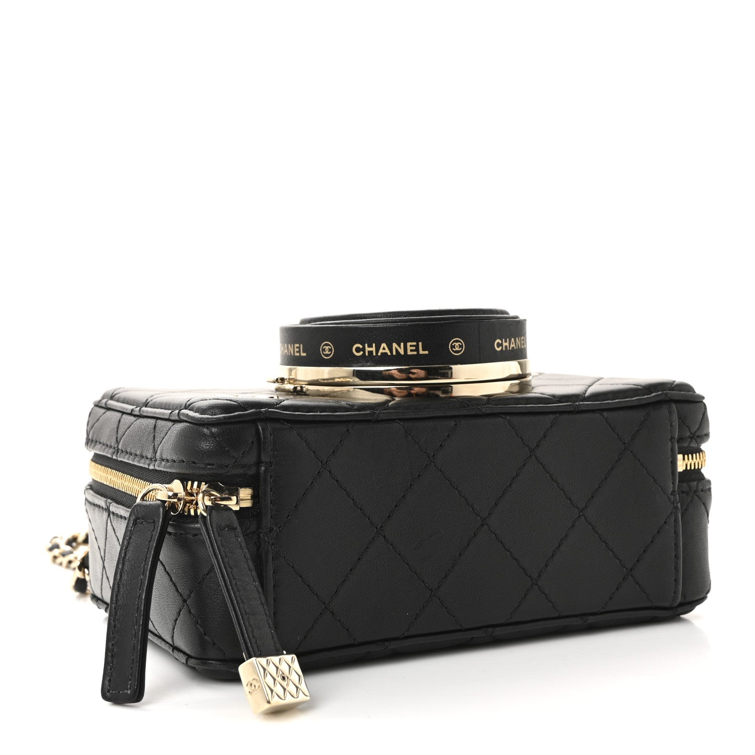 Chanel Lambskin Quilted Coco Click Bag Black