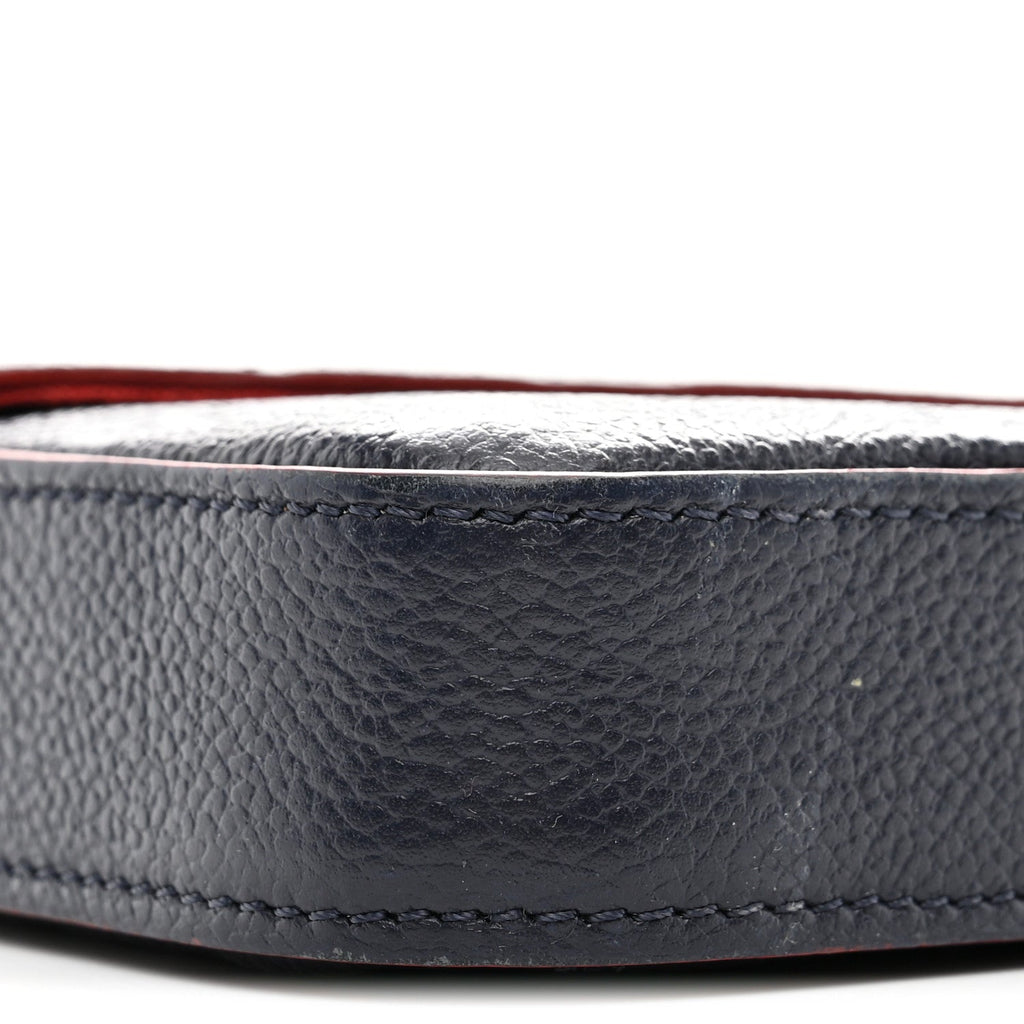 Louis Vuitton Empreinte Pochette Felicie Chain Wallet Marine Rouge