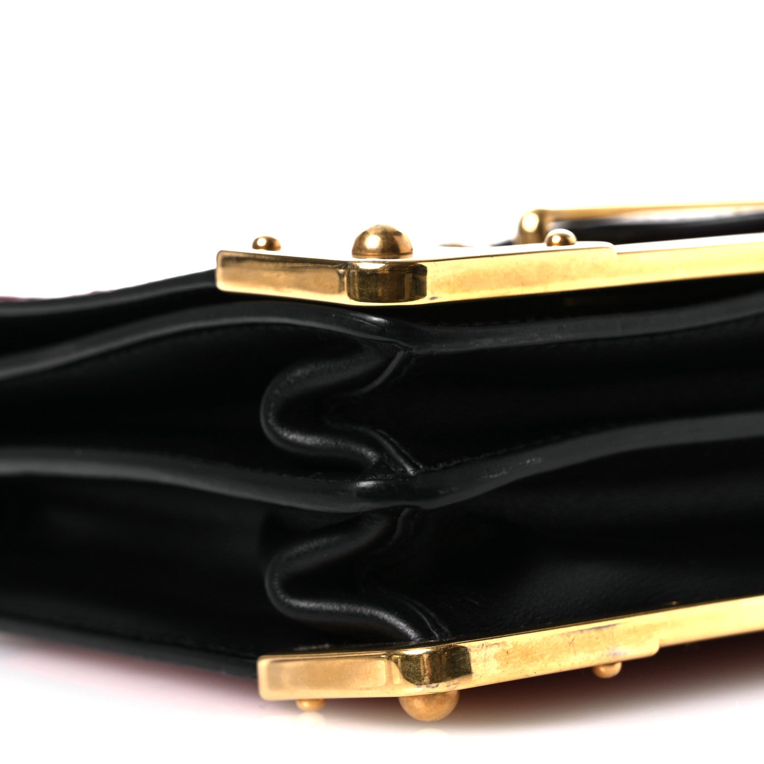 Prada City Calfskin Ostrich Cahier Bag Fuoco Black