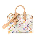 Louis Vuitton LV X TM Monogram Multicolor Speedy Bandouliere 25 White