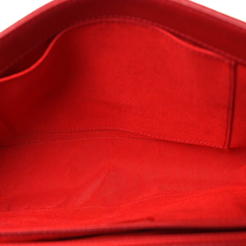 Chanel Lambskin Quilted New Medium Boy Flap Red