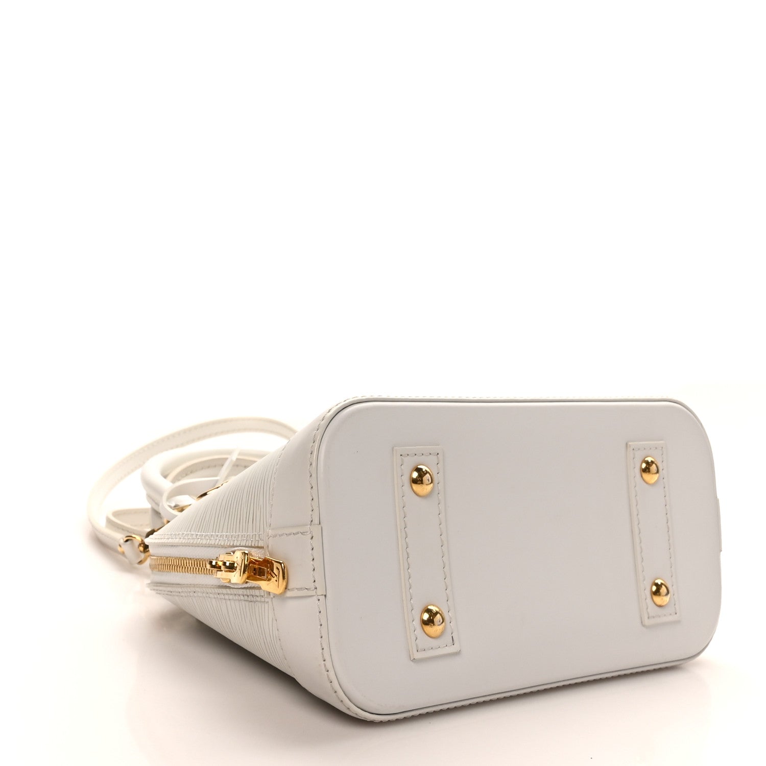 Louis Vuitton Epi Love Lock Alma BB White