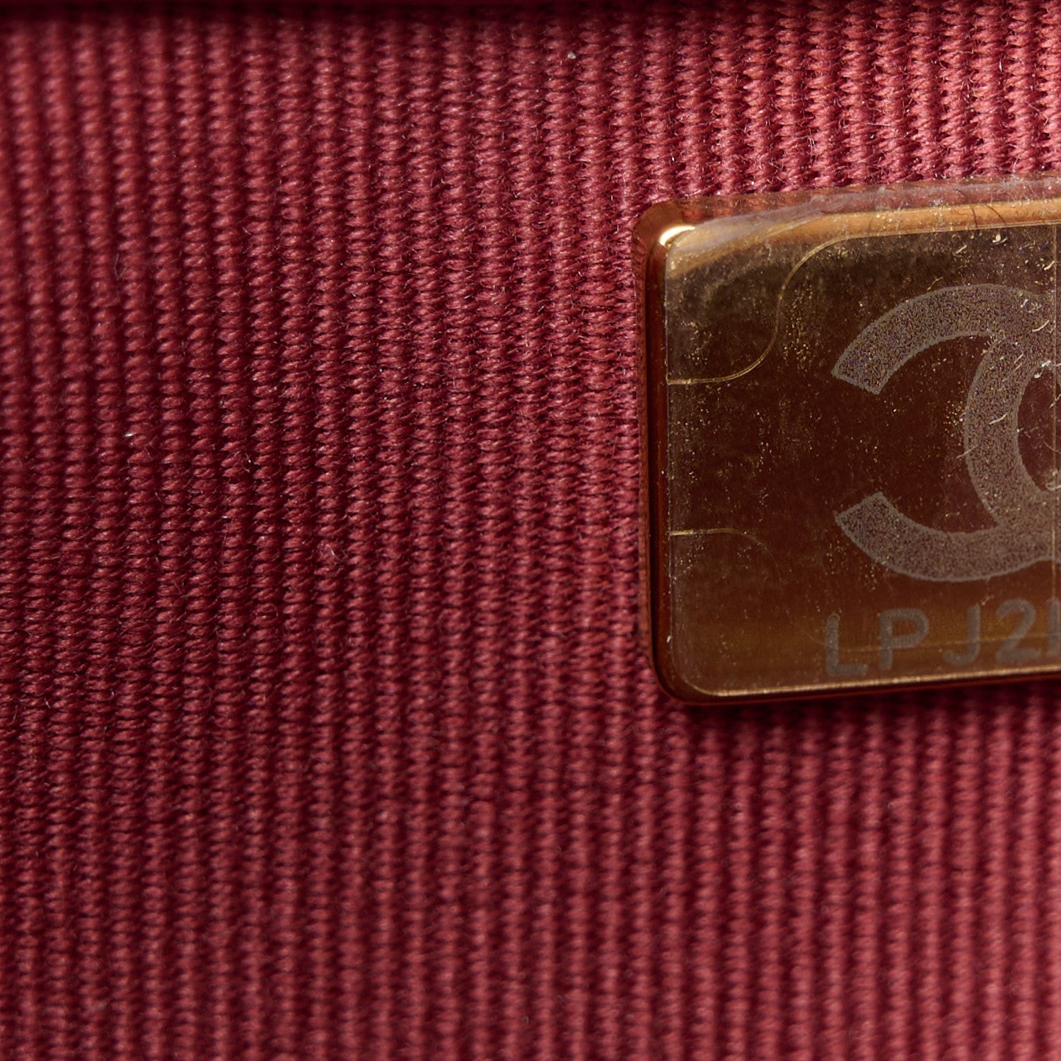 Chanel Lambskin Quilted Small CC Links Hobo Burgundy