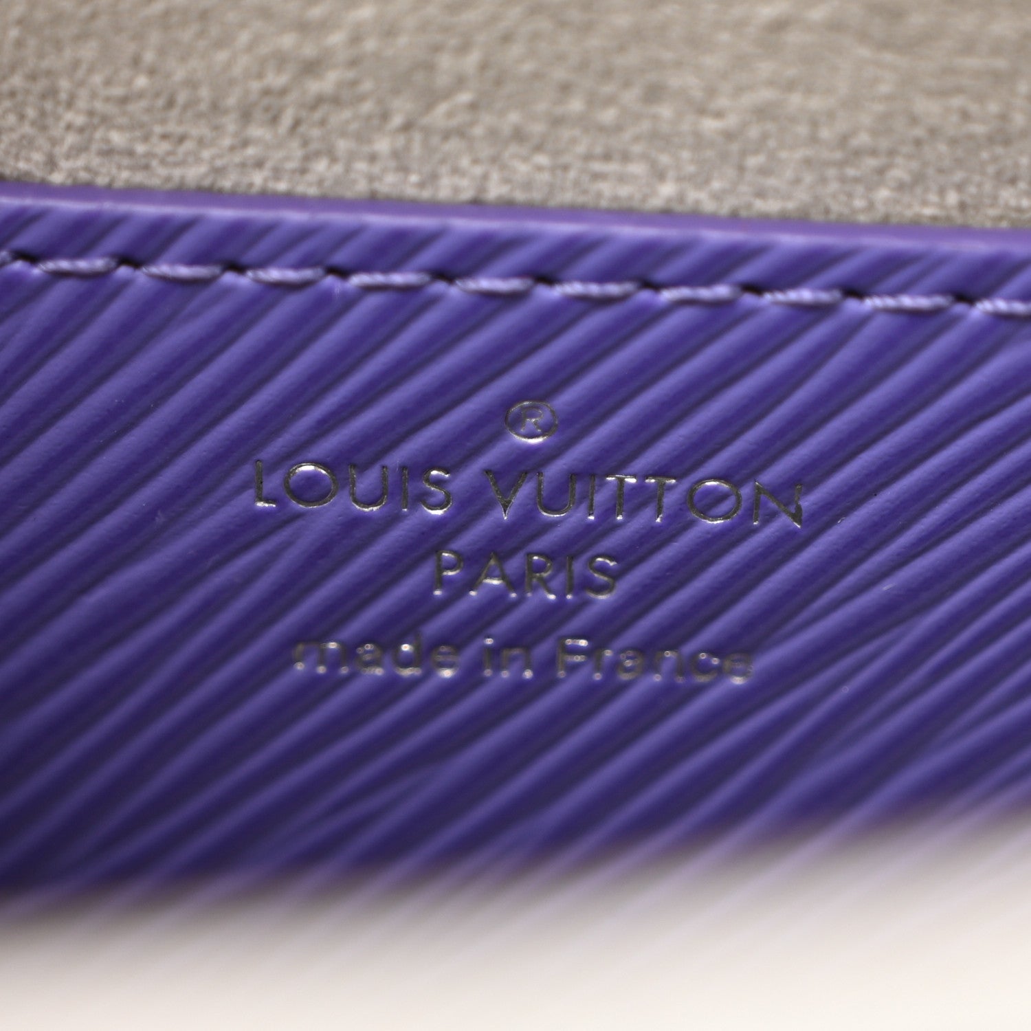 Louis Vuitton Epi Twist Shoulder Bag MM Purple Yellow Grey