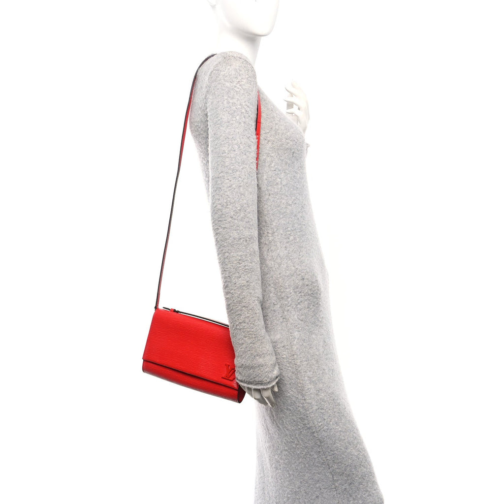 Louis Vuitton Epi Clery Coquelicot
