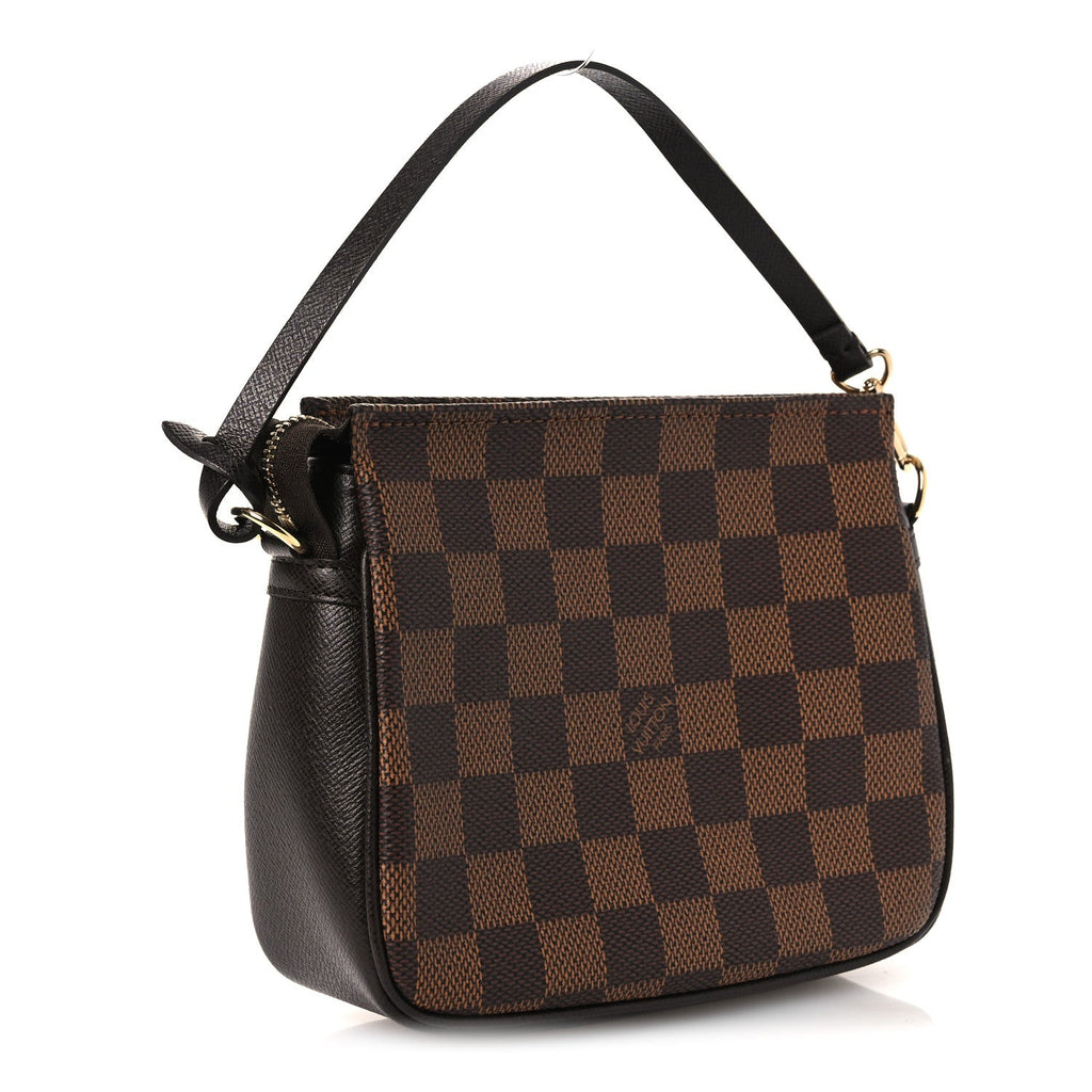 Louis Vuitton Damier Ebene Trousse Make Up Bag Pochette