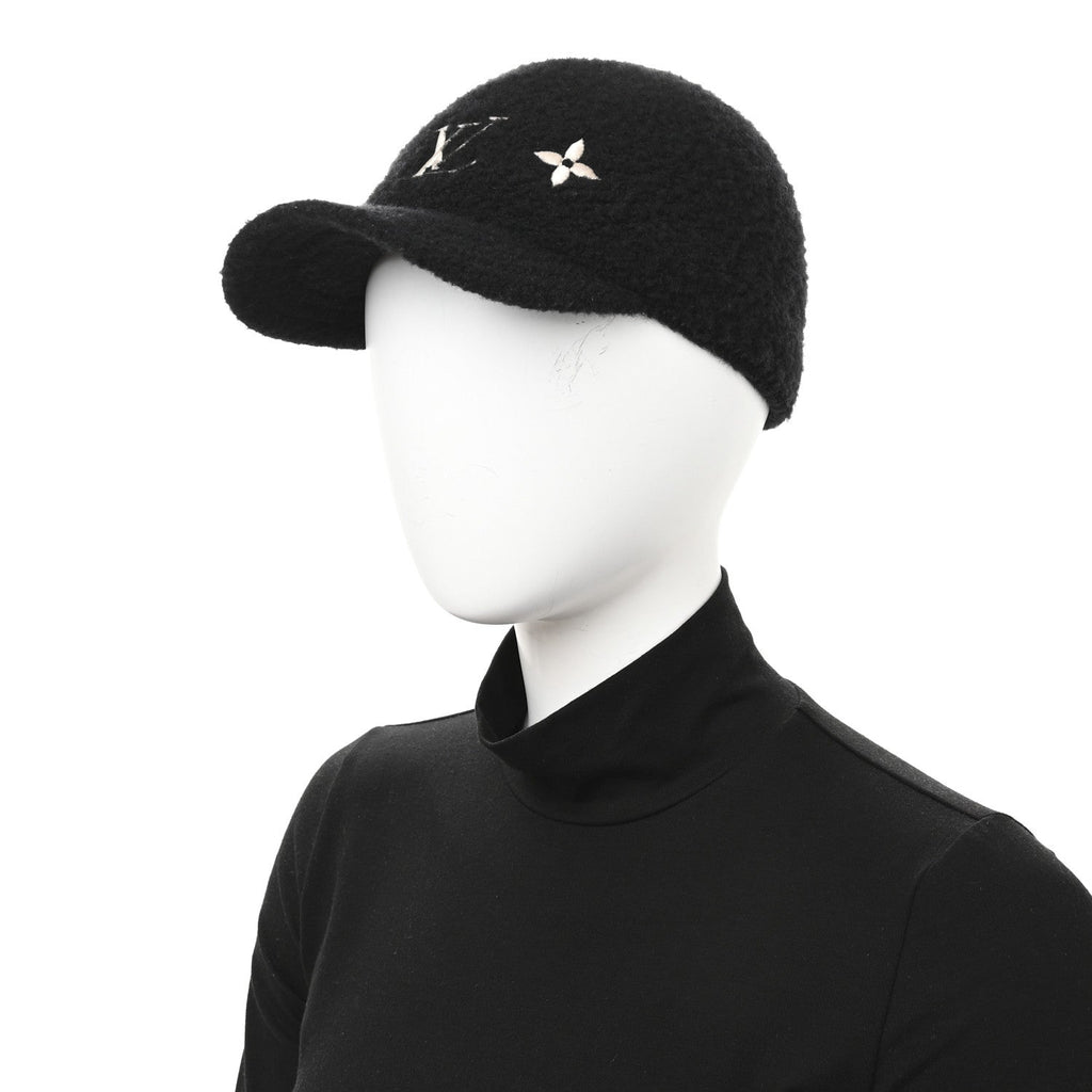 Louis Vuitton Wool Woolgram Cap L Black