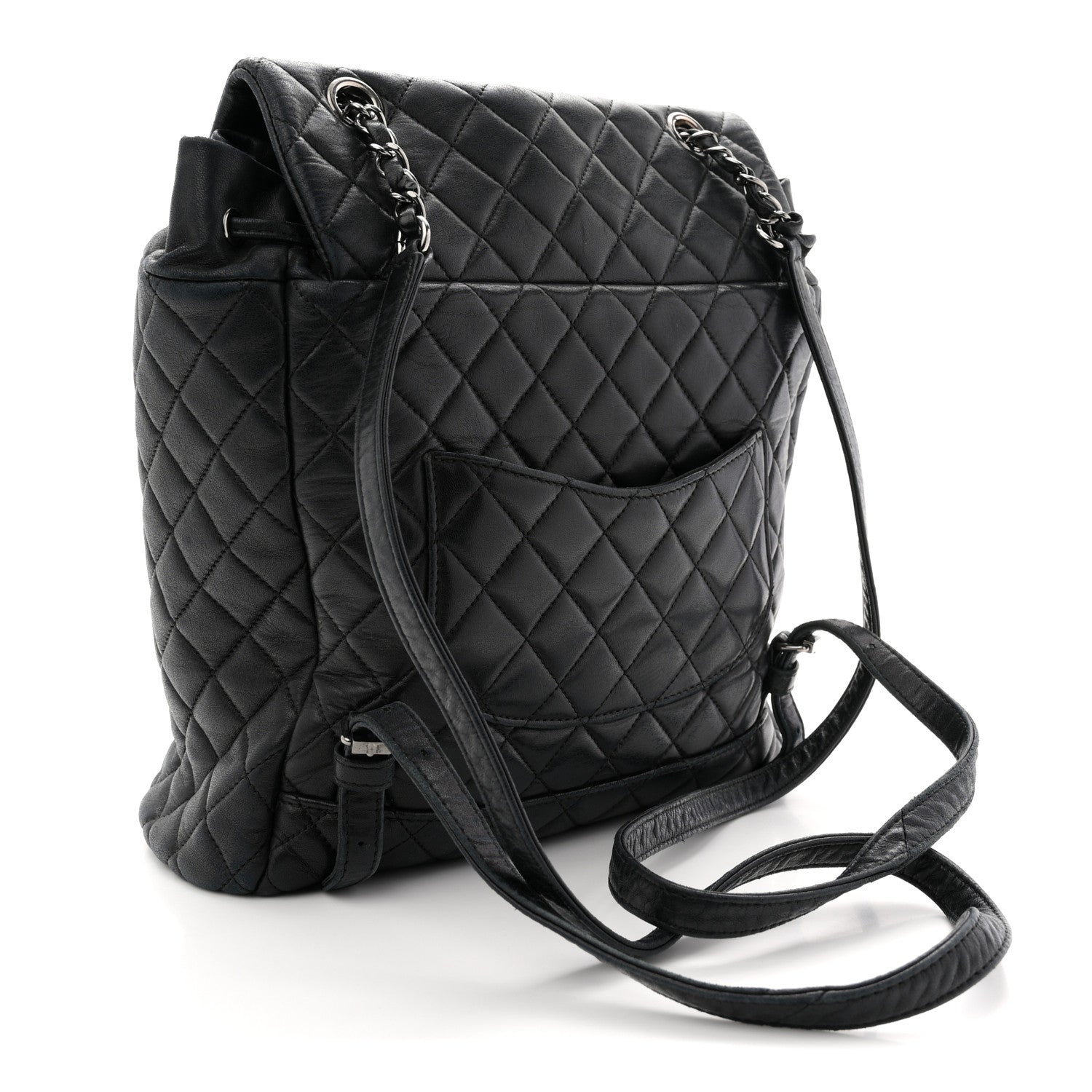 Chanel Calfskin Quilted Small Urban Spirit Backpack Black