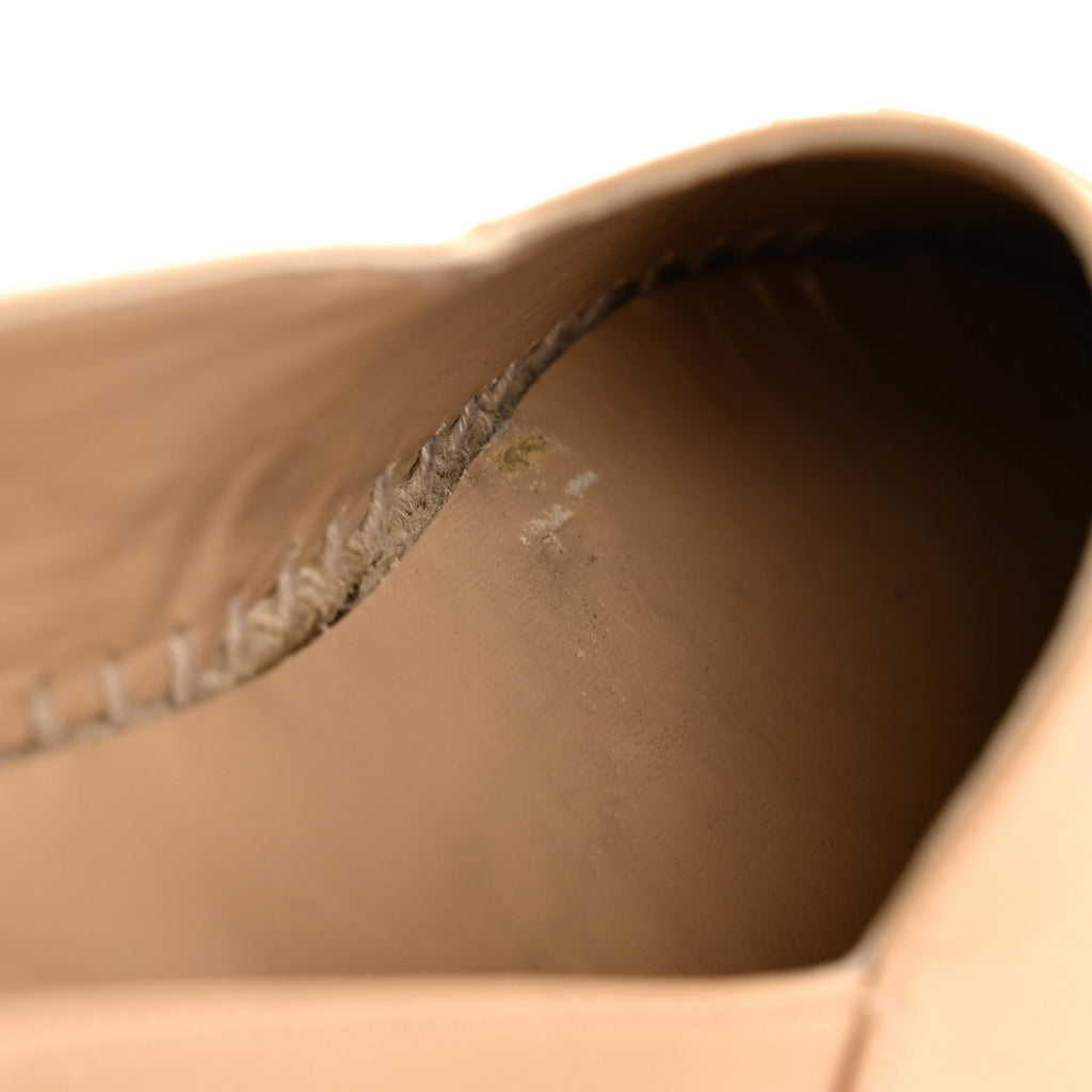 Lambskin CC Espadrilles 39 Beige Black