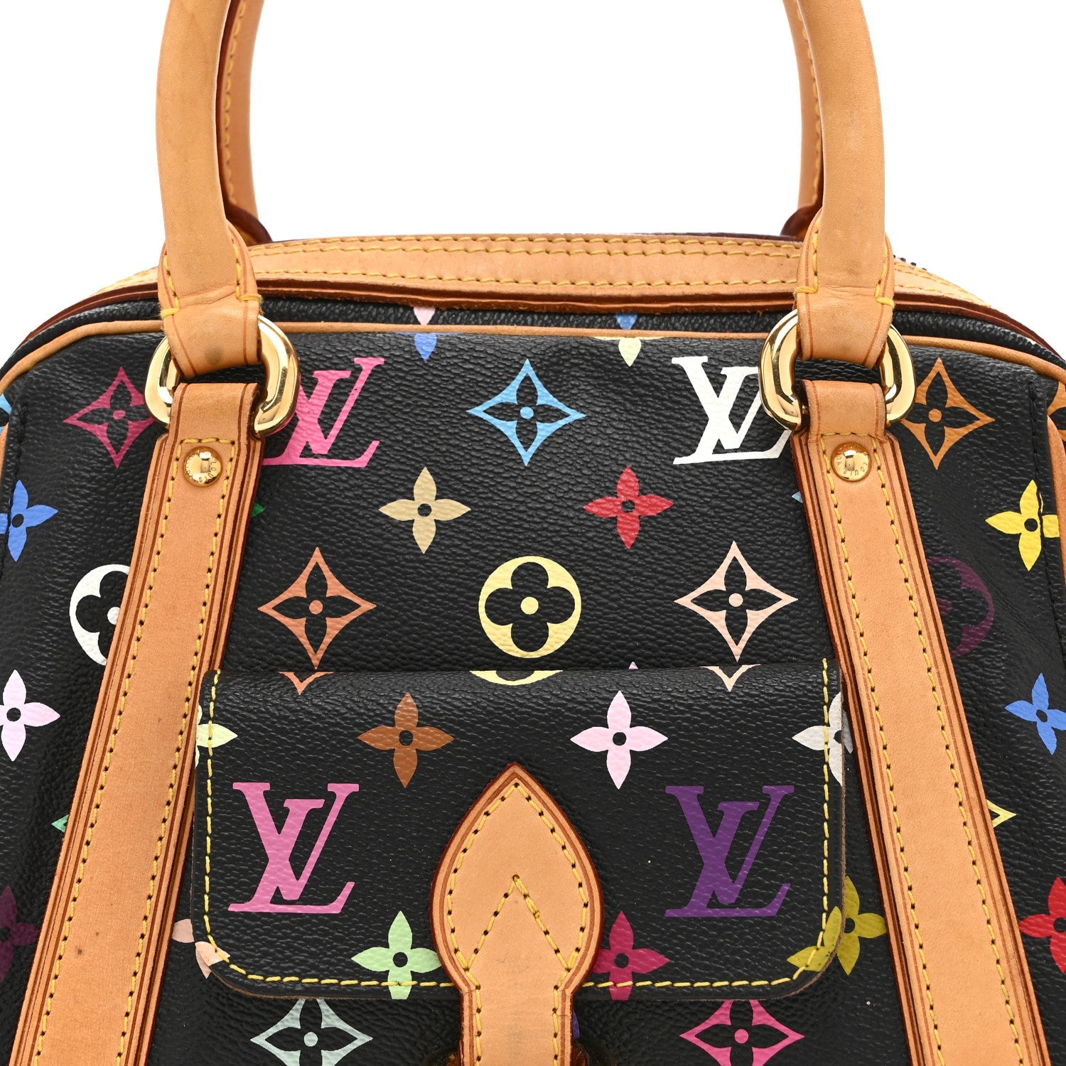 Louis Vuitton Monogram Multicolor Priscilla Black