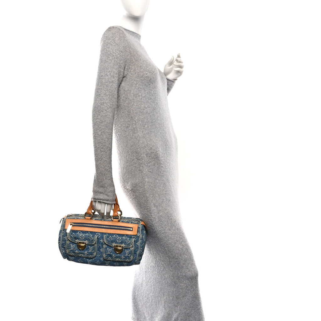 Louis Vuitton Monogram Denim Neo Speedy Blue