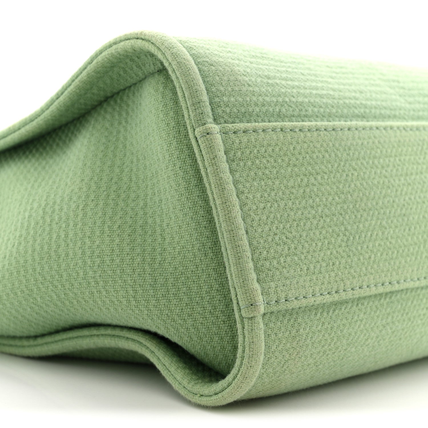 Chanel Mixed Fibers Small Deauville Tote Green