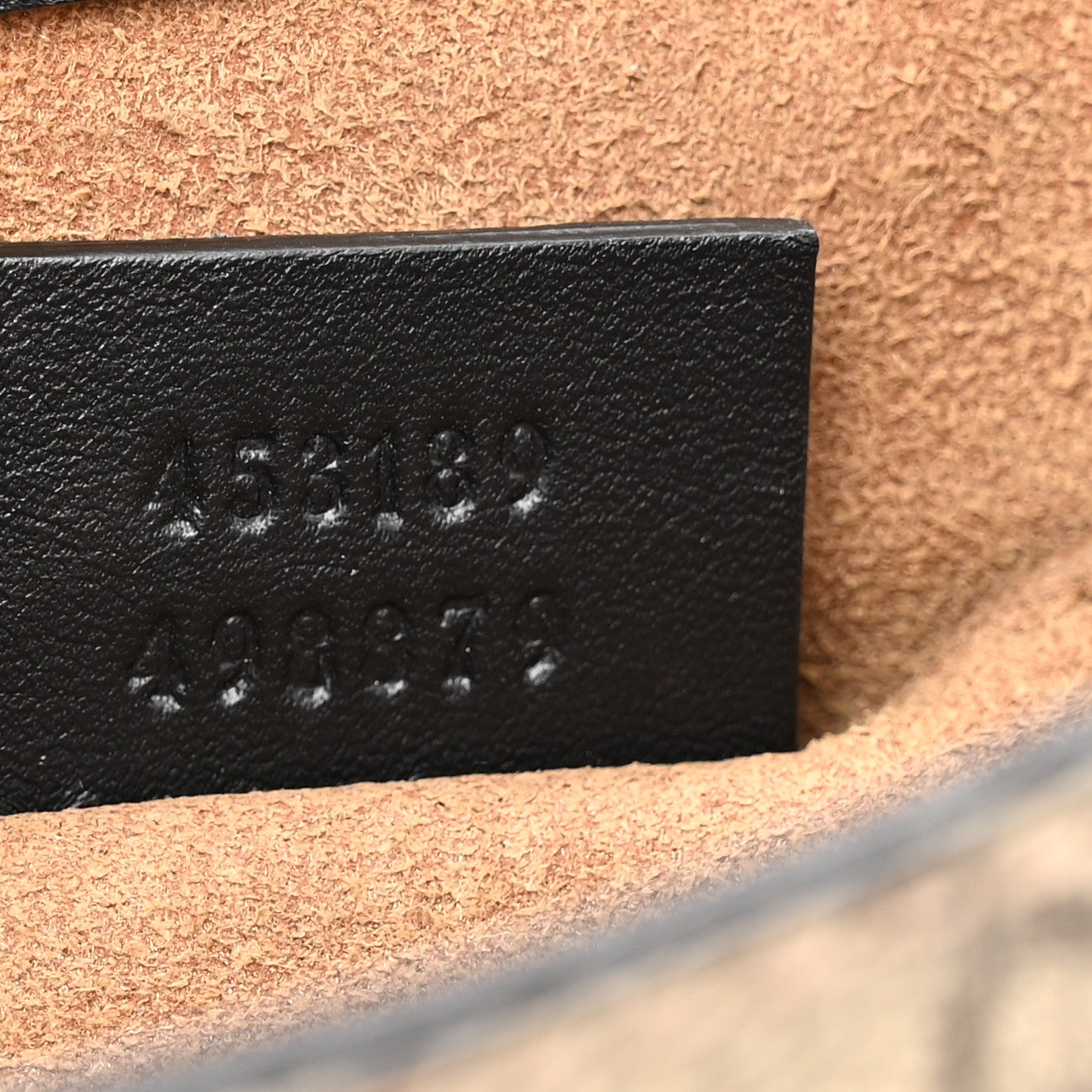 Gucci GG Supreme Monogram Web Medium Padlock Messenger Shoulder Bag Black