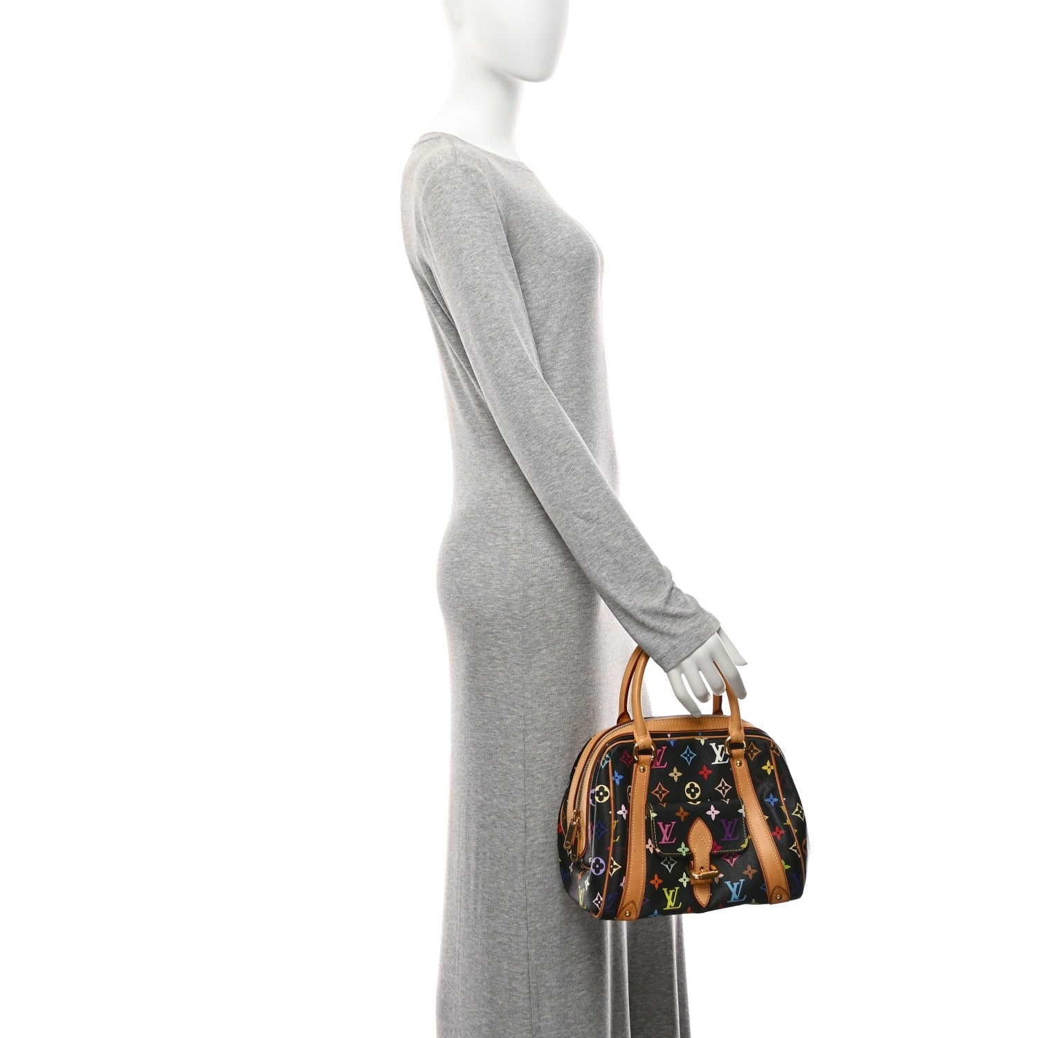 Louis Vuitton Monogram Multicolor Priscilla Black