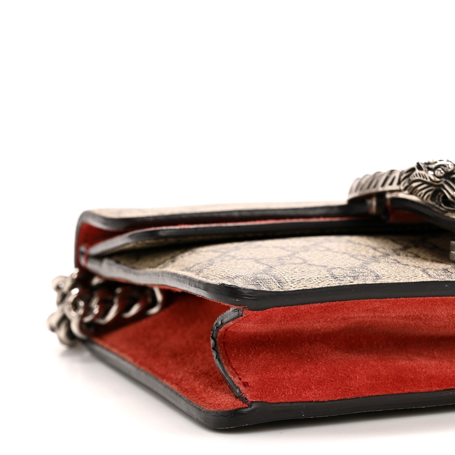 Gucci GG Supreme Monogram Mini Dionysus Shoulder Bag Hibiscus Red