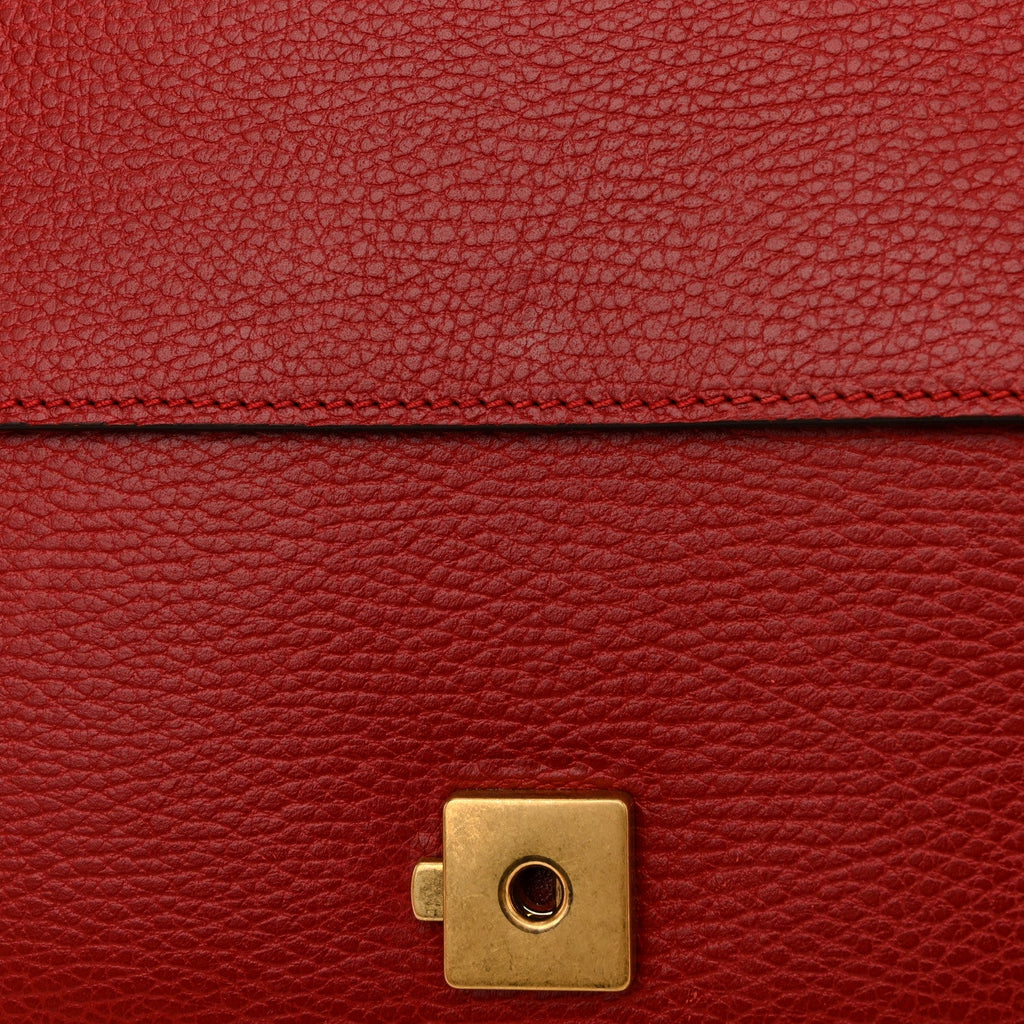Gucci Dollar Calfskin Swarovski Crystal Small Dionysus Shoulder Bag Hibiscus Red