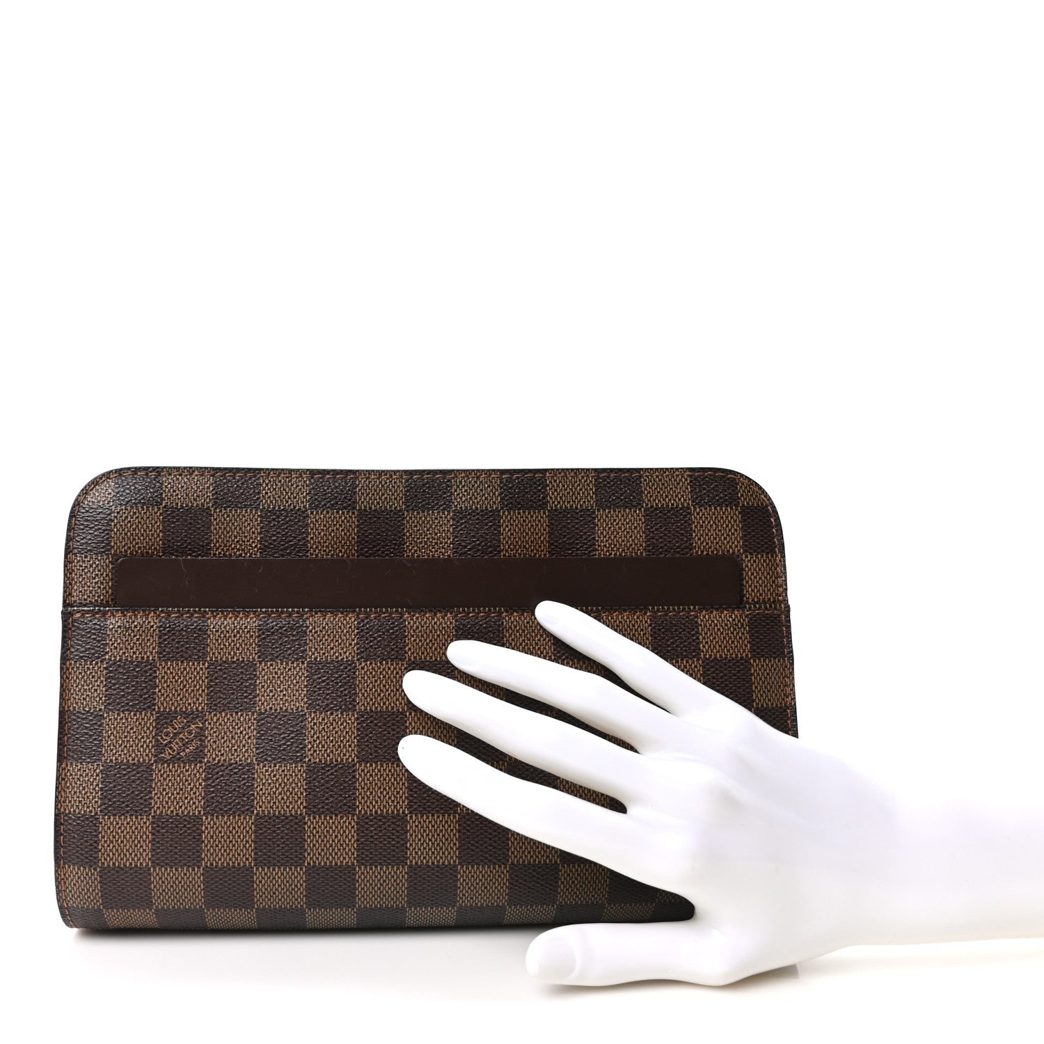 Louis Vuitton Damier Ebene Pochette Saint Louis Clutch