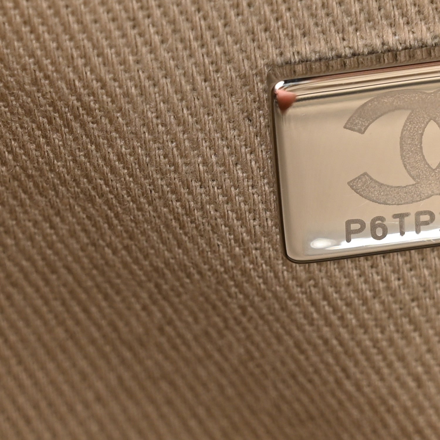 Chanel Canvas Deauville Small Bowling Bag Grey