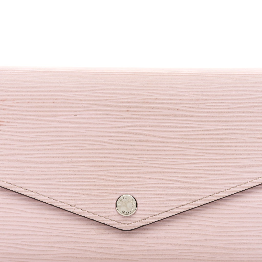 Louis Vuitton Epi Sarah Wallet NM Rose Ballerine