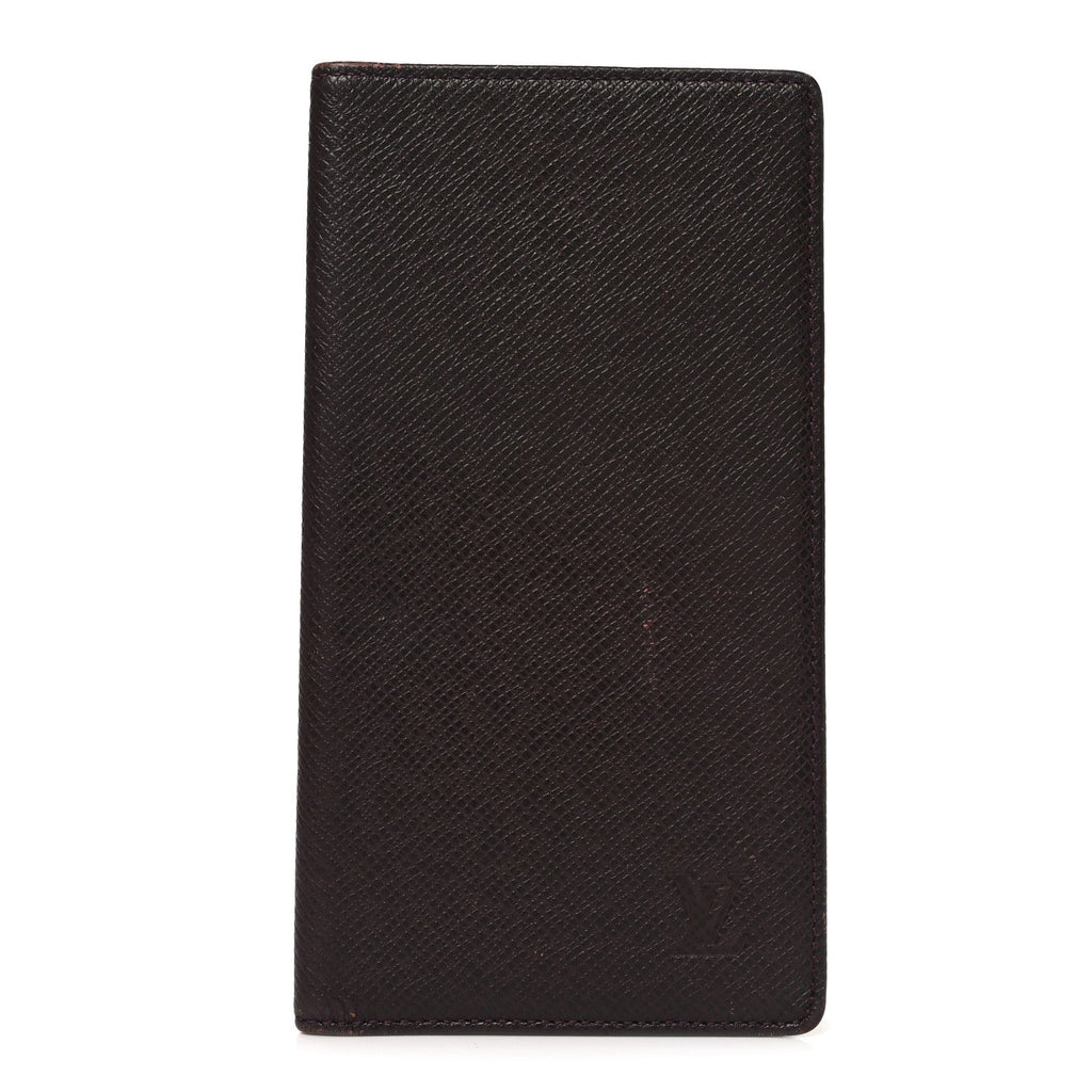 Louis Vuitton Taiga Porte Valeurs Organizer Wallet Acajou