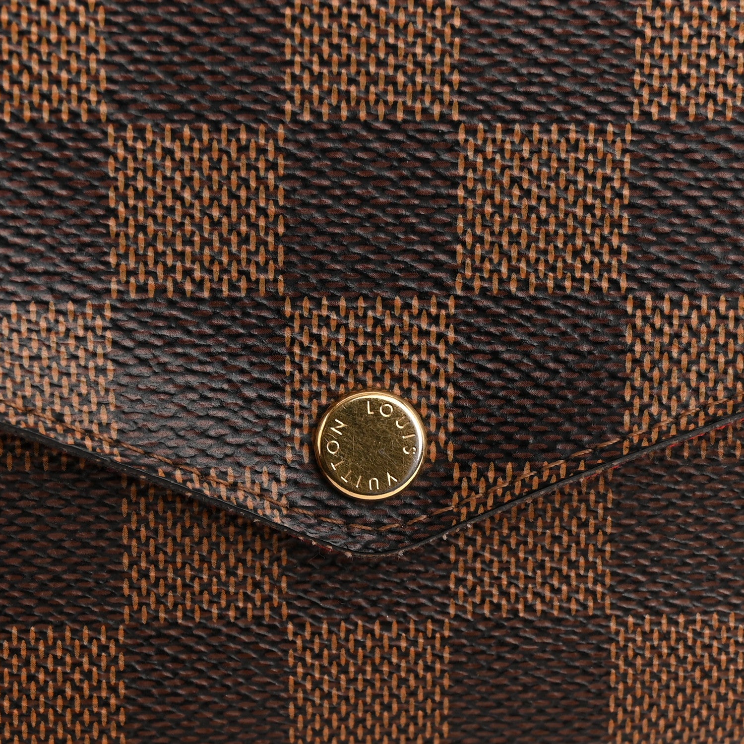 Louis Vuitton Damier Ebene Pochette Felicie Chain Wallet