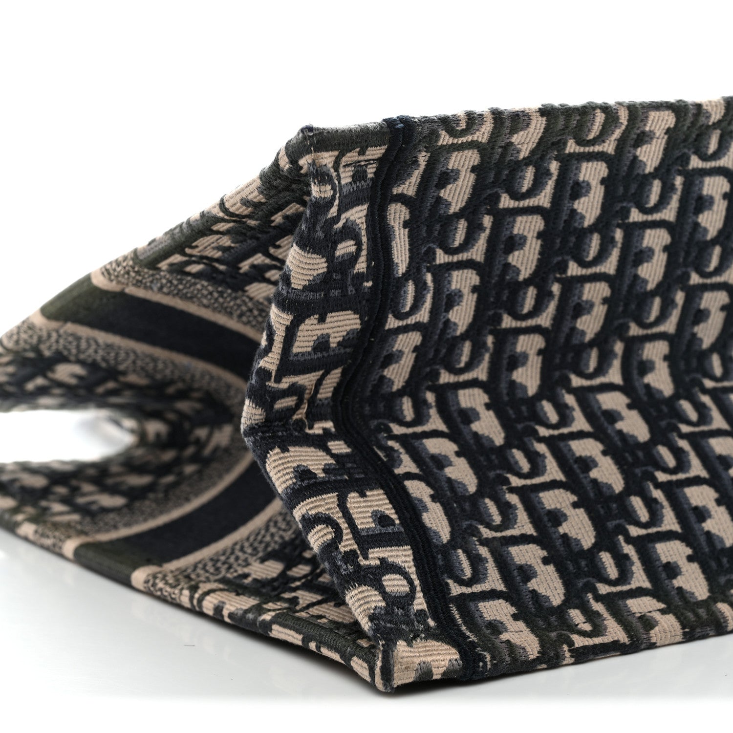 Christian Dior Oblique Medium Book Tote Blue Multicolor