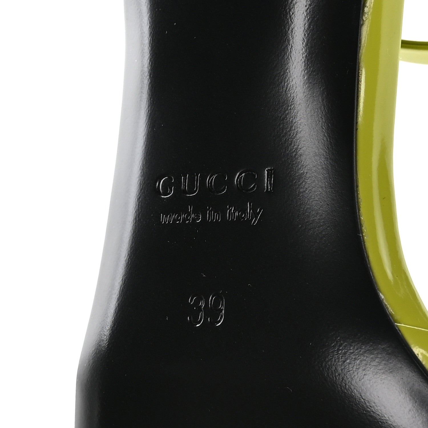 Gucci Regent Calfskin Horsebit Selene 85mm Slingback Sandals 39 Firefly