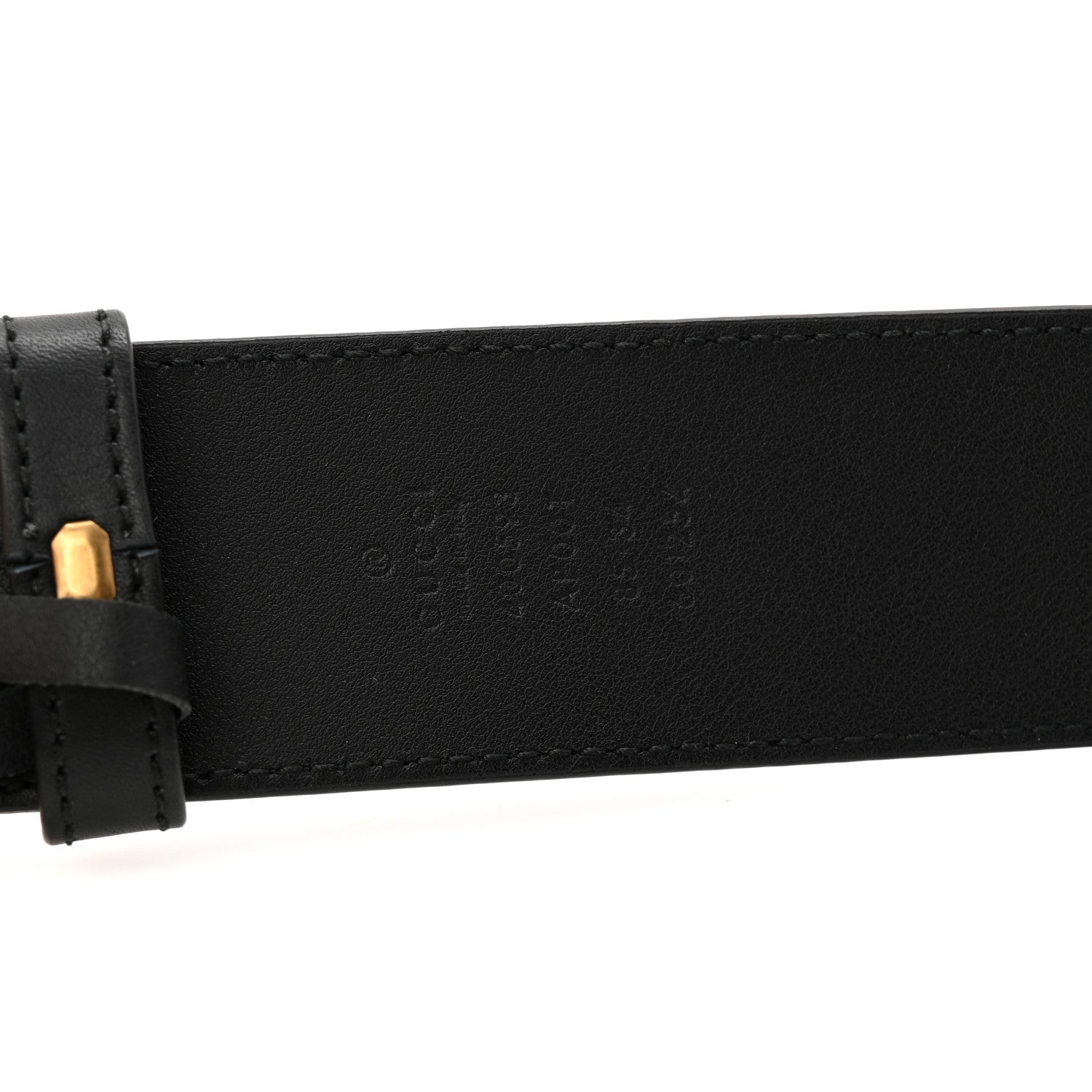 Gucci Calfskin Double G 40mm Belt 85 34 Black