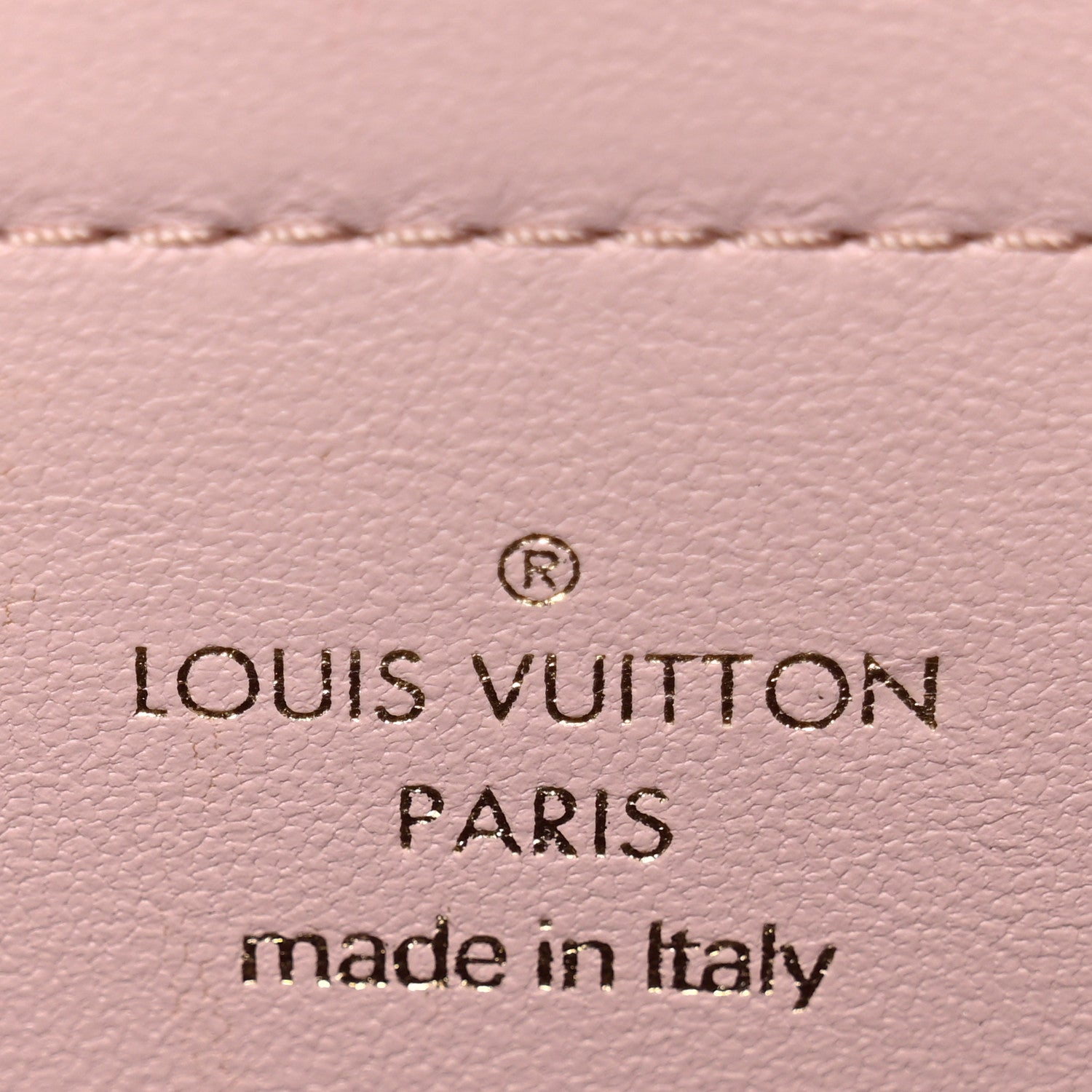Louis Vuitton Lambskin Embossed Monogram Pochette Coussin Rose