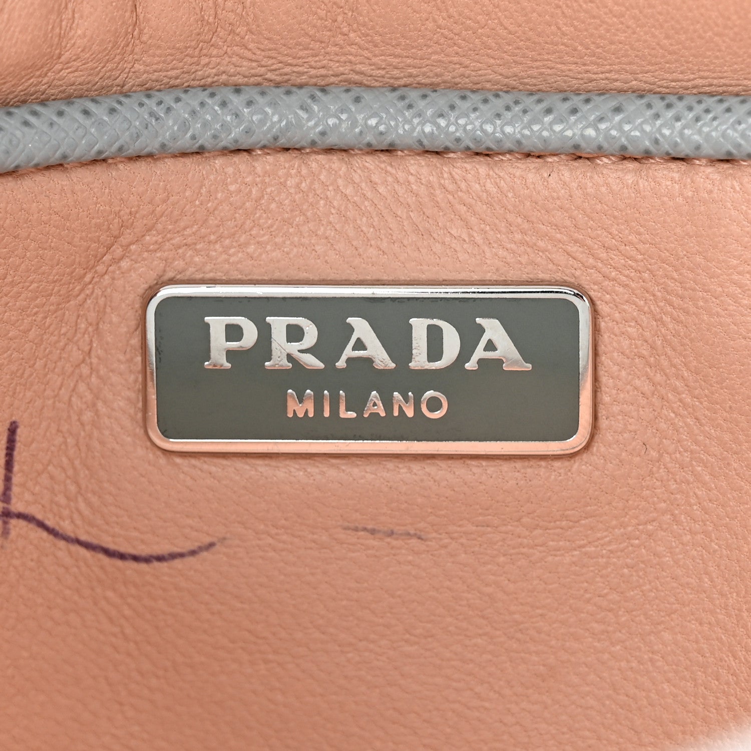 Prada Saffiano Lux Sound Top Handle Light Blue