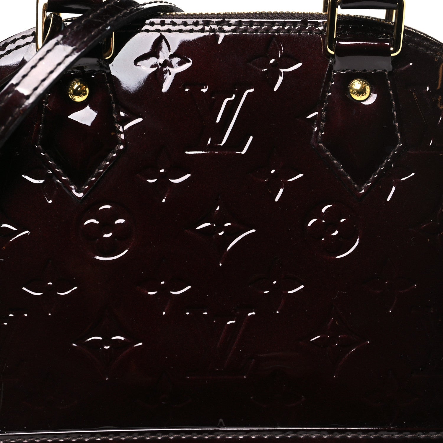 Louis Vuitton Vernis Alma BB Amarante