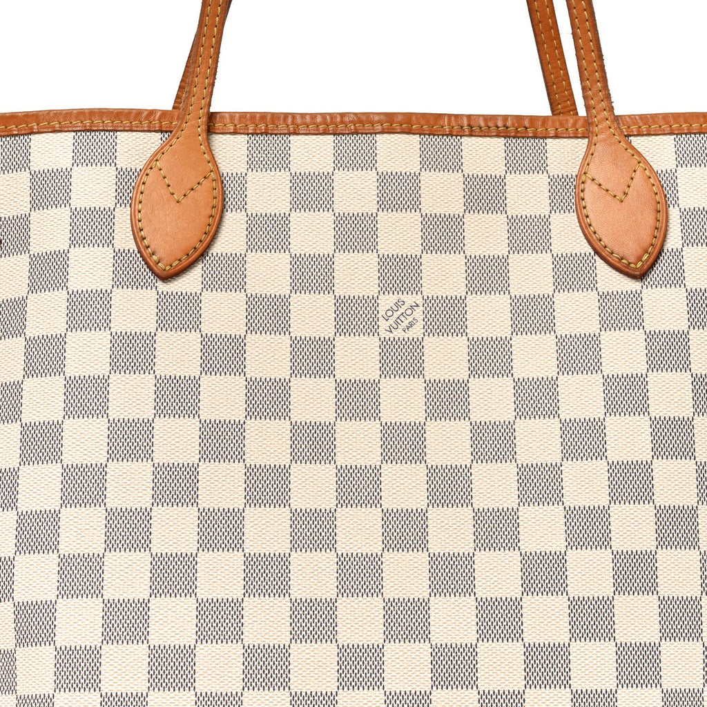 Louis Vuitton Damier Azur Neo Neverfull MM Rose Ballerine