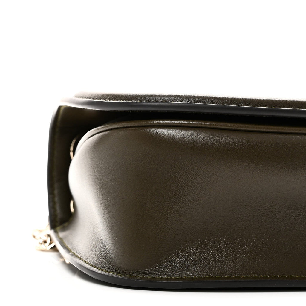 Gucci Suede Calfskin Blondie Medium Shoulder Bag Green