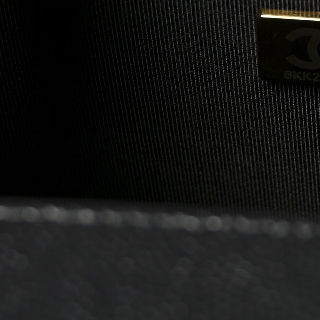 Chanel Caviar Quilted Medium Boy Flap Black