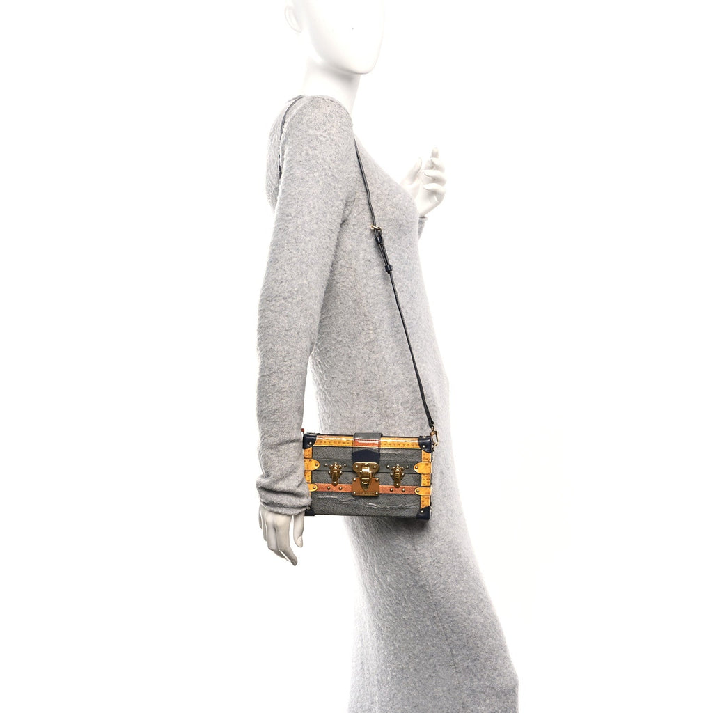 Louis Vuitton Calfskin Transformed Monogram Petite Malle