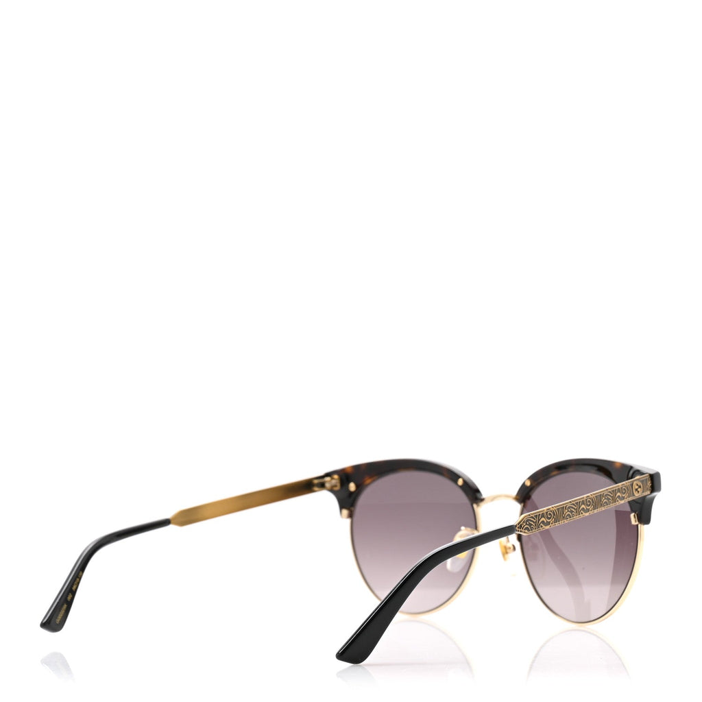 Gucci Metal Tiger GG0222SK Sunglasses Tortoise
