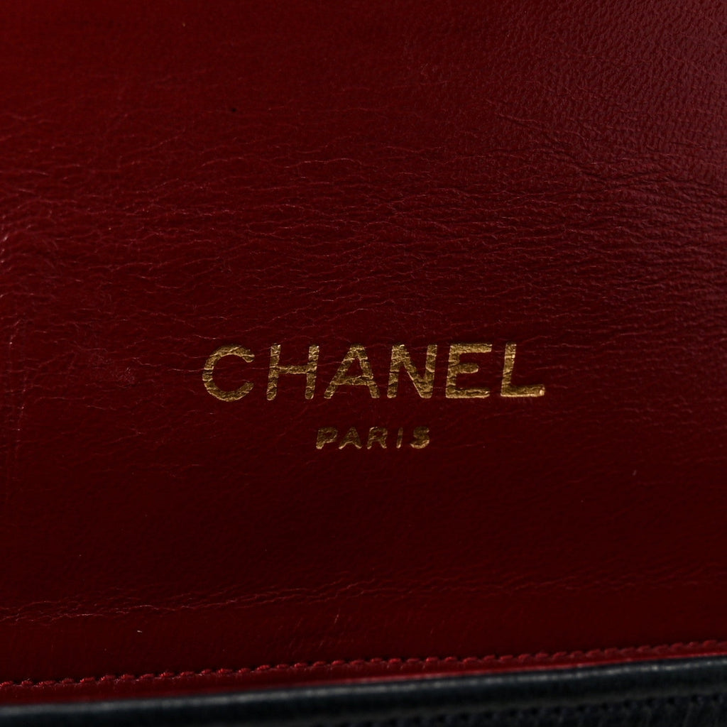 Chanel Lambskin Quilted Full Flap Black