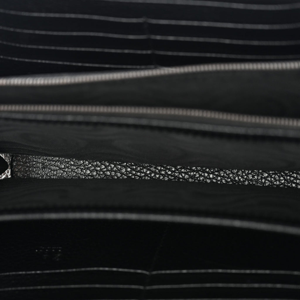 Gucci Calfskin GG Marmont Chain Wallet Black