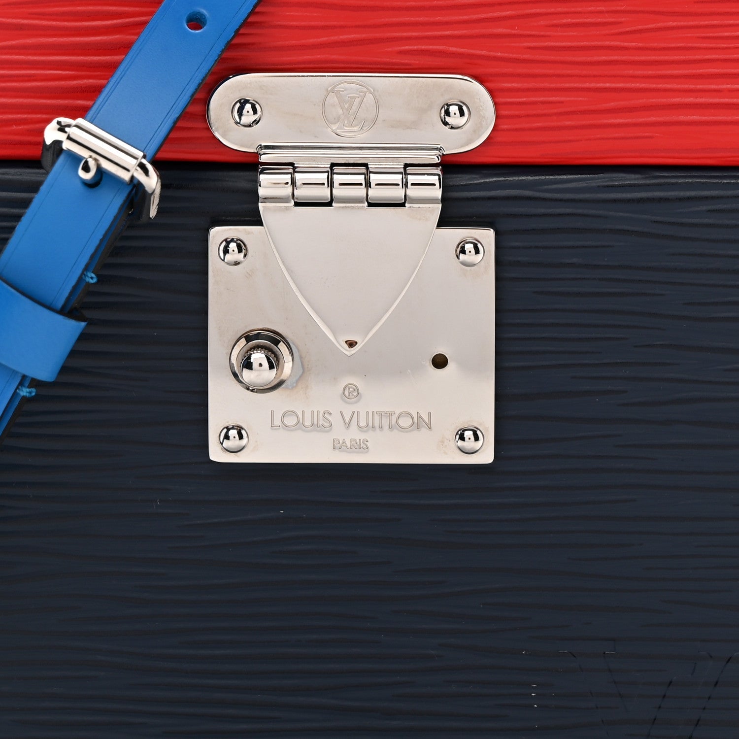 Louis Vuitton Epi Bleecker Box Indigo Coquelicot