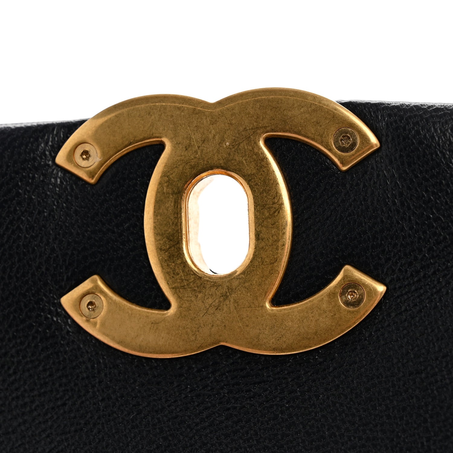 Chanel Goatskin Quilted Medium Chanel 19 Flap Navy Blue