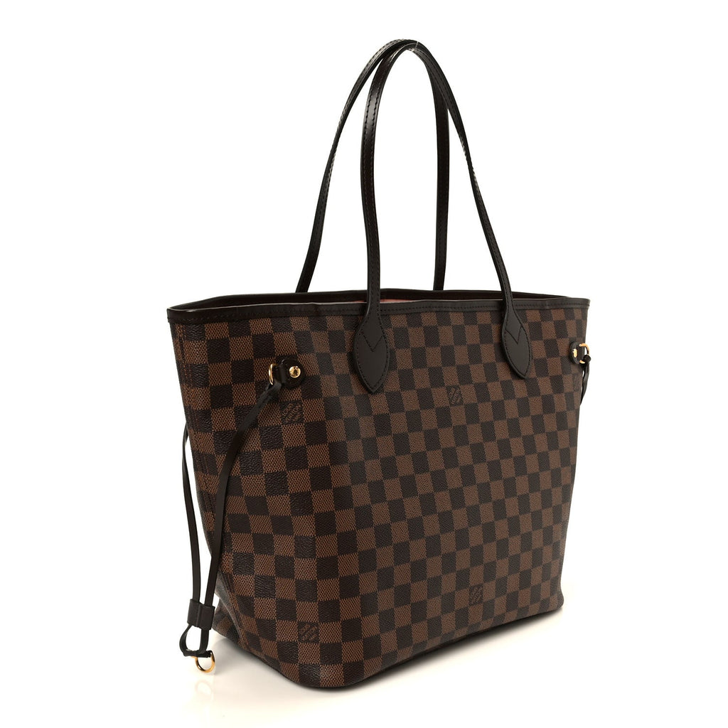 Louis Vuitton Damier Ebene Neo Neverfull MM Rose Ballerine