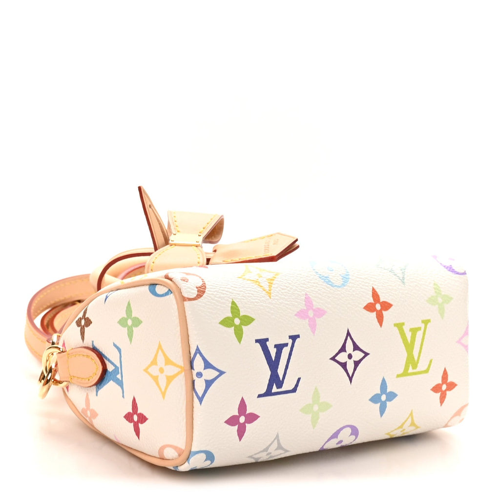 Louis Vuitton LV X TM Monogram Multicolor Nano Speedy White